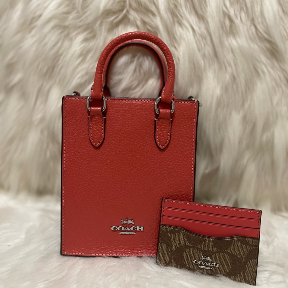 Coach Leather Tote Bag